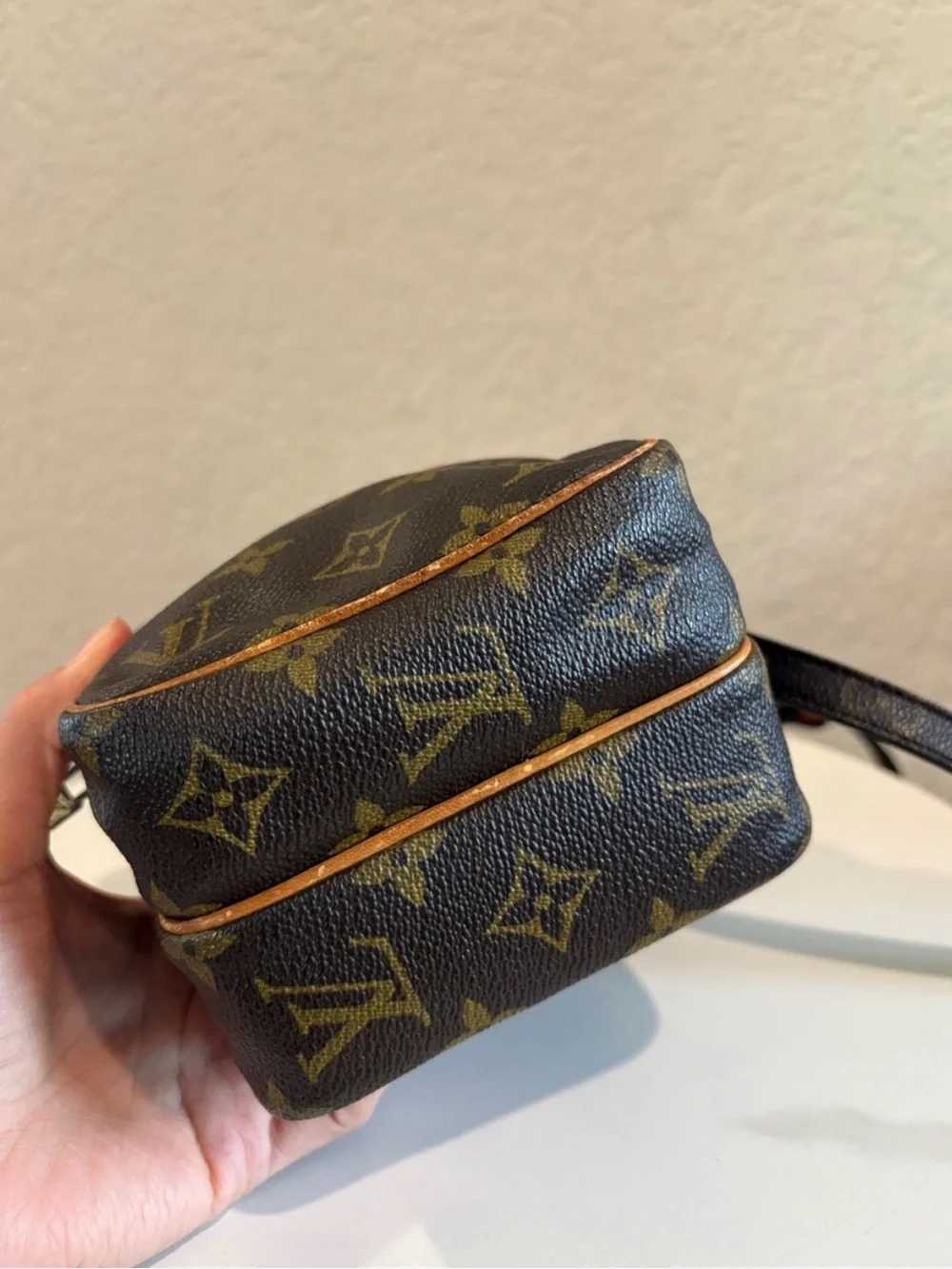 Louis Vuitton 872TH Mini Amazon Brown Monogram LV Shoulder Bag